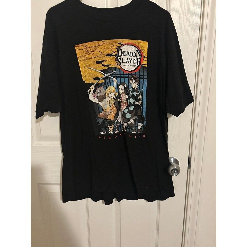 Black short sleeve Demon Slayer t shirt -2xl